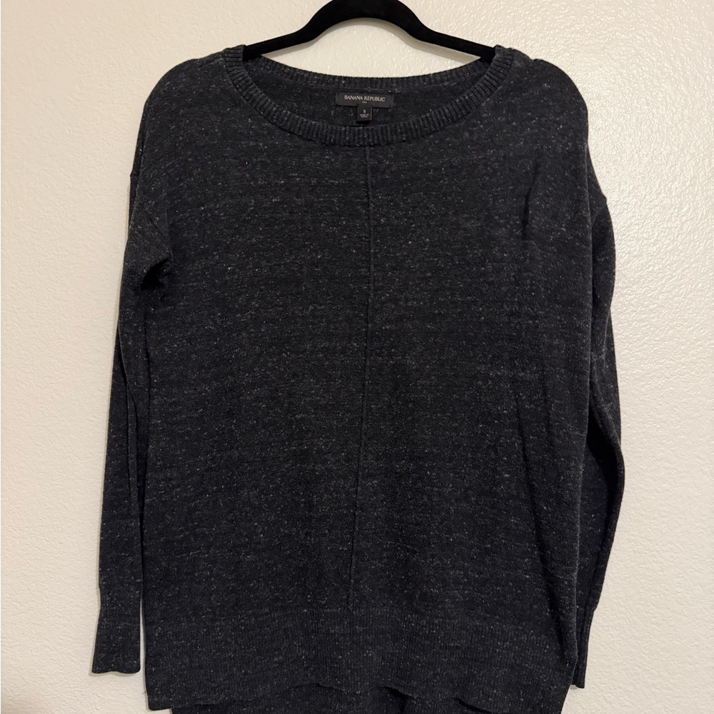 Banana Republic Dark Gray Knit Sweater